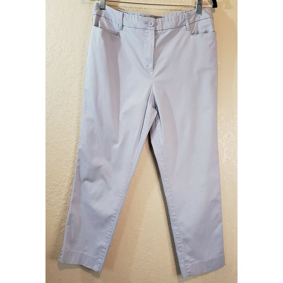 Talbots Pants - Talbots Cropped Chinos Light Blue Size 10